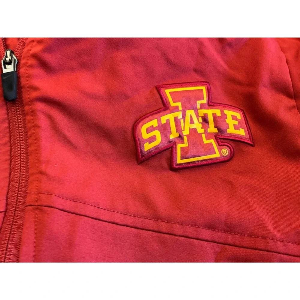 Nike Iowa State Cyclones Dri-FIT Full Zip Jacket Red Athletic Mens Small